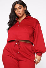 Load image into Gallery viewer, Lounge Wherever I Want Hoodie - Burgundy