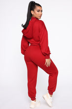 Load image into Gallery viewer, Lounge Wherever I Want Hoodie - Burgundy