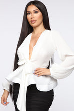 Load image into Gallery viewer, Glowing Radiance Blouse - White