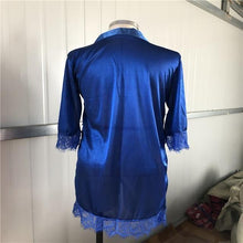 Load image into Gallery viewer, Women Dress Summer Dresses Sleepwear Lace Solid High Quality One Size Sleep Dress Mesh Spandex Half Sleeve Length