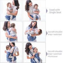 Load image into Gallery viewer, Ergonomic Hipseat Baby Carrier 6 in 1