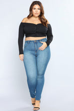 Load image into Gallery viewer, Talk That Talk Off Shoulder Top - Black