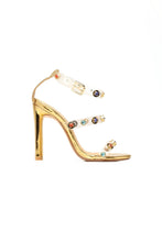 Load image into Gallery viewer, We'll See About That Heeled Sandal - Gold