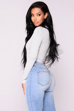 Load image into Gallery viewer, Matilda Ribbed Bodysuit - Grey
