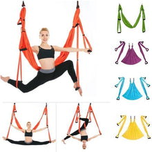 Load image into Gallery viewer, Aerial Yoga Hammock 6 Handles Strap