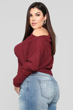 Load image into Gallery viewer, Off With His Head Top - Burgundy