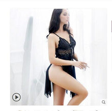 Load image into Gallery viewer, Sexy Pajamas and Short and Hot Furious Nightgown Woman Lace Sleeping Sleepwear Dress Summer Tissue Large Scale