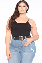 Load image into Gallery viewer, Sophia Ribbed Seamless Tank - Black
