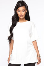 Load image into Gallery viewer, Christina Oversized Tee - White

