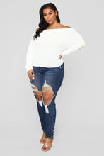 Load image into Gallery viewer, Andi Long Sleeve Top - White
