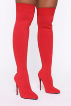 Load image into Gallery viewer, Meant That Heeled Boots - Red
