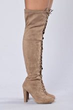 Load image into Gallery viewer, Love Me Long Time Boot - Taupe
