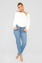 Load image into Gallery viewer, Andi Long Sleeve Top - White
