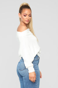 Andi Long Sleeve Top - White