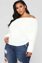 Load image into Gallery viewer, Andi Long Sleeve Top - White
