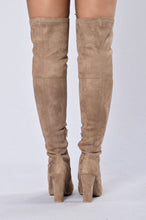 Load image into Gallery viewer, Love Me Long Time Boot - Taupe
