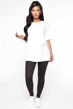 Load image into Gallery viewer, Christina Oversized Tee - White
