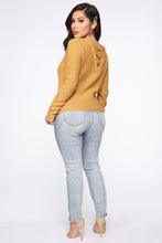 Load image into Gallery viewer, Soulmate Caged Back Sweater - Mustard
