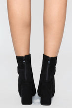Load image into Gallery viewer, Who Said Bootie - Black
