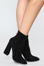 Load image into Gallery viewer, Who Said Bootie - Black
