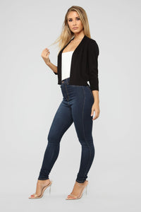 Anything Simple Cardigan - Black