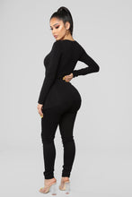 Load image into Gallery viewer, Briana Long Sleeve Top - Black
