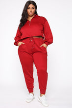Load image into Gallery viewer, Lounge Wherever I Want Hoodie - Burgundy
