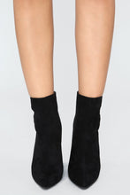 Load image into Gallery viewer, Who Said Bootie - Black
