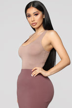 Load image into Gallery viewer, Davina Basic Tank Bodysuit - Taupe
