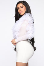 Load image into Gallery viewer, Rumba Tulle Bodysuit - White
