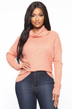 Load image into Gallery viewer, With You Ribbed Top - Coral
