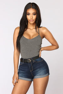 Above And Beyond Tank Top - Charcoal