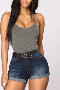 Above And Beyond Tank Top - Charcoal