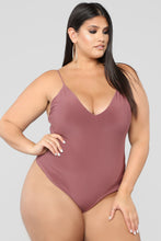Load image into Gallery viewer, Sleek And Slay Bodysuit - Red Brown
