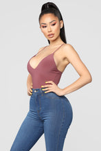 Load image into Gallery viewer, Sleek And Slay Bodysuit - Red Brown

