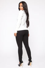 Load image into Gallery viewer, Sheer My Long Sleeve Top - Off White
