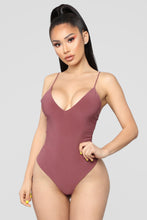 Load image into Gallery viewer, Sleek And Slay Bodysuit - Red Brown
