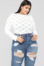 Load image into Gallery viewer, Edges That Scratch Bodysuit - White
