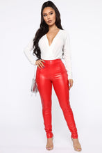 Load image into Gallery viewer, Small Little Lies Surplice Bodysuit - White
