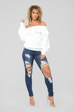 Load image into Gallery viewer, Ready For The Weekend Sweatshirt - Ivory
