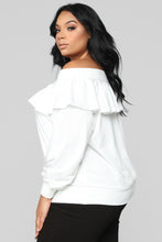 Load image into Gallery viewer, Ready For The Weekend Sweatshirt - Ivory
