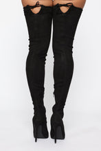 Load image into Gallery viewer, Vicky Over The Knee Boot - Black
