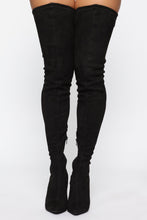 Load image into Gallery viewer, Vicky Over The Knee Boot - Black
