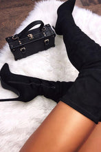 Load image into Gallery viewer, Vicky Over The Knee Boot - Black
