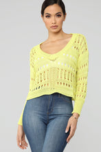 Load image into Gallery viewer, Save My Love Sweater - Yellow

