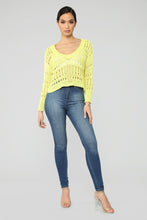 Load image into Gallery viewer, Save My Love Sweater - Yellow
