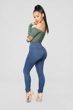 Load image into Gallery viewer, Talk That Talk Off Shoulder Top - Olive
