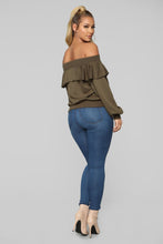 Load image into Gallery viewer, Ready For The Weekend Sweatshirt - Olive
