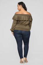 Load image into Gallery viewer, Ready For The Weekend Sweatshirt - Olive
