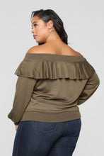 Load image into Gallery viewer, Ready For The Weekend Sweatshirt - Olive
